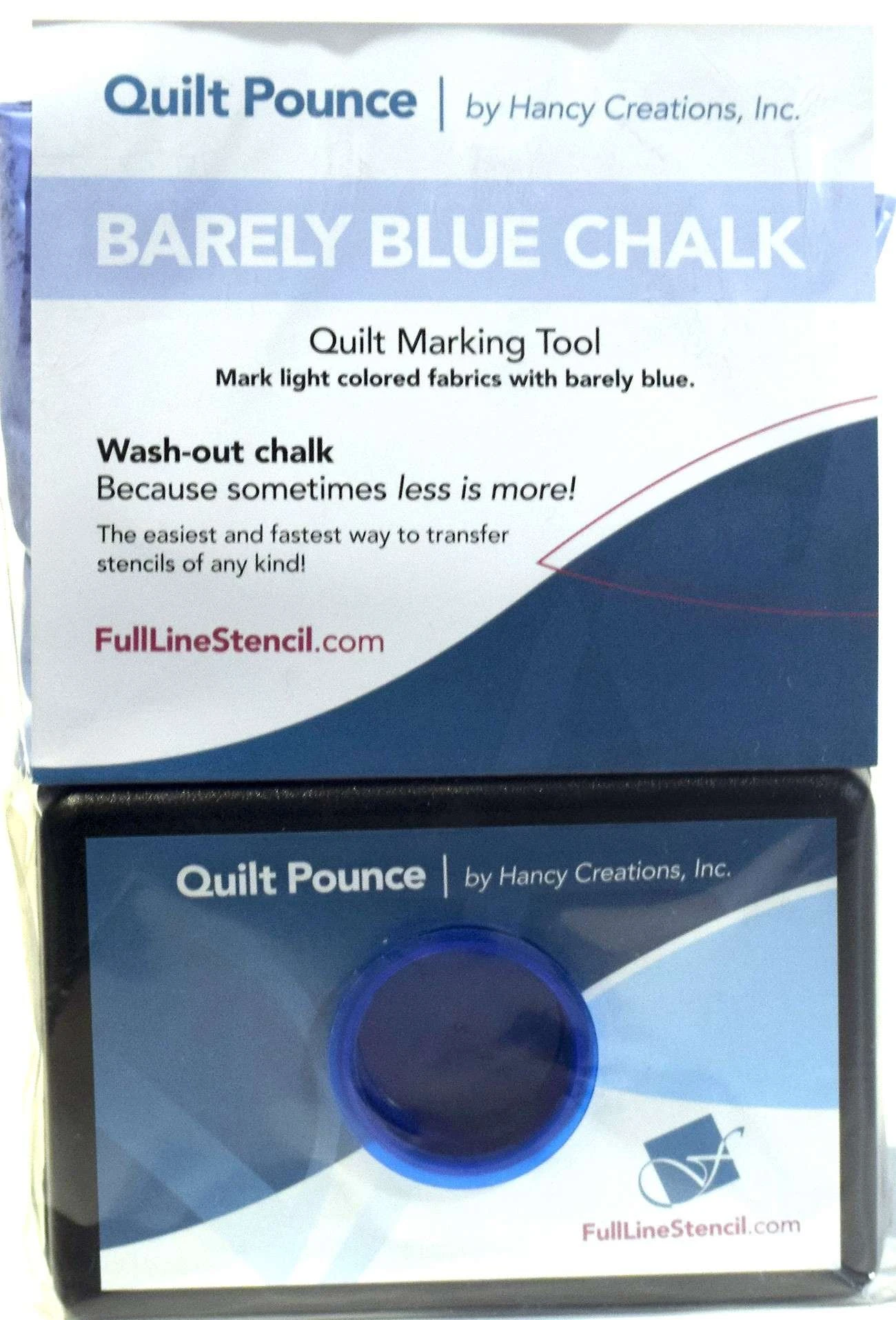 Stencil Chalk Transfer Quilt Pounce Pad Barely Blue 1 Stencil Chalk Transfer Quilt Pounce Pad Barely Blue