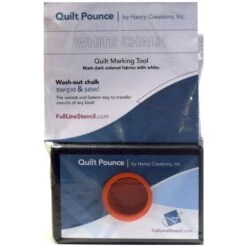 Stencil Chalk Transfer Quilt Pounce Pad White