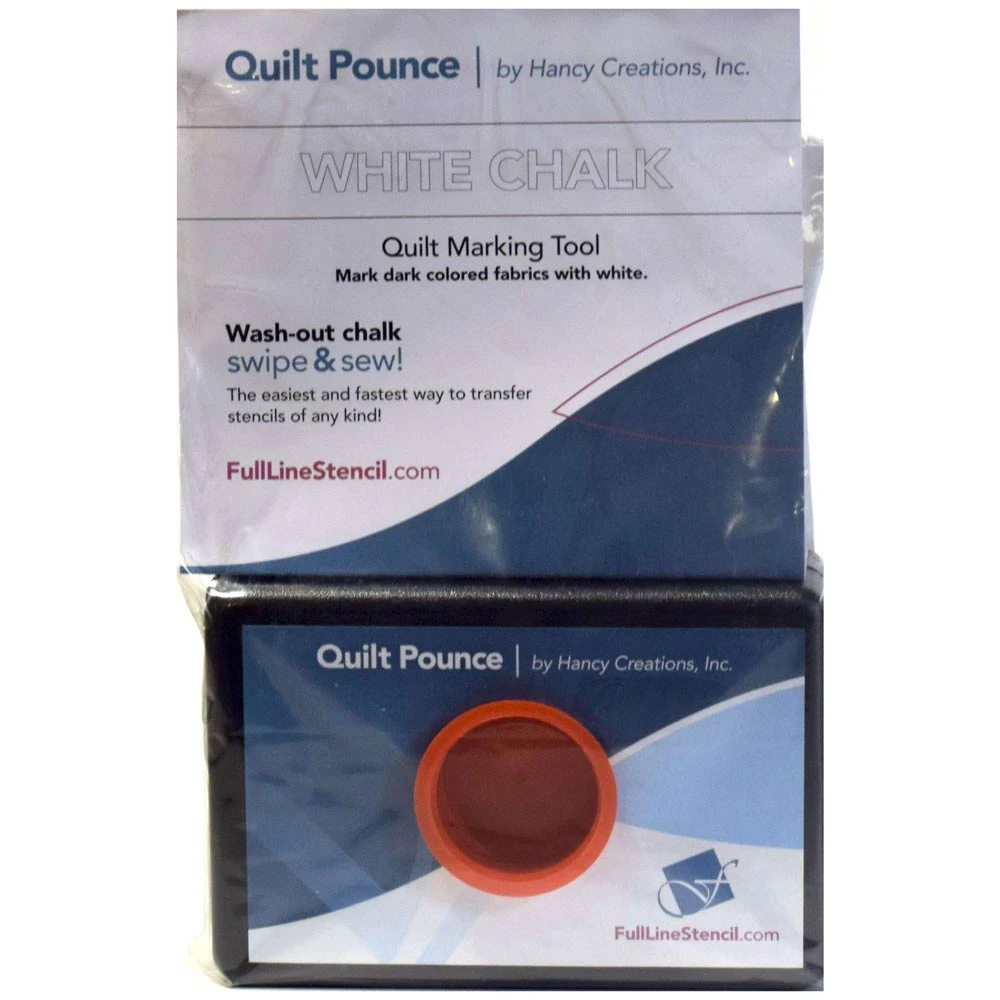 Stencil Chalk Transfer Quilt Pounce Pad White 1 Stencil Chalk Transfer Quilt Pounce Pad White