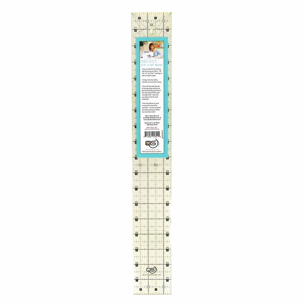 Non-Slip Ruler 2-1/2in X 18in 1 Non-Slip Ruler 2-1/2in X 18in
