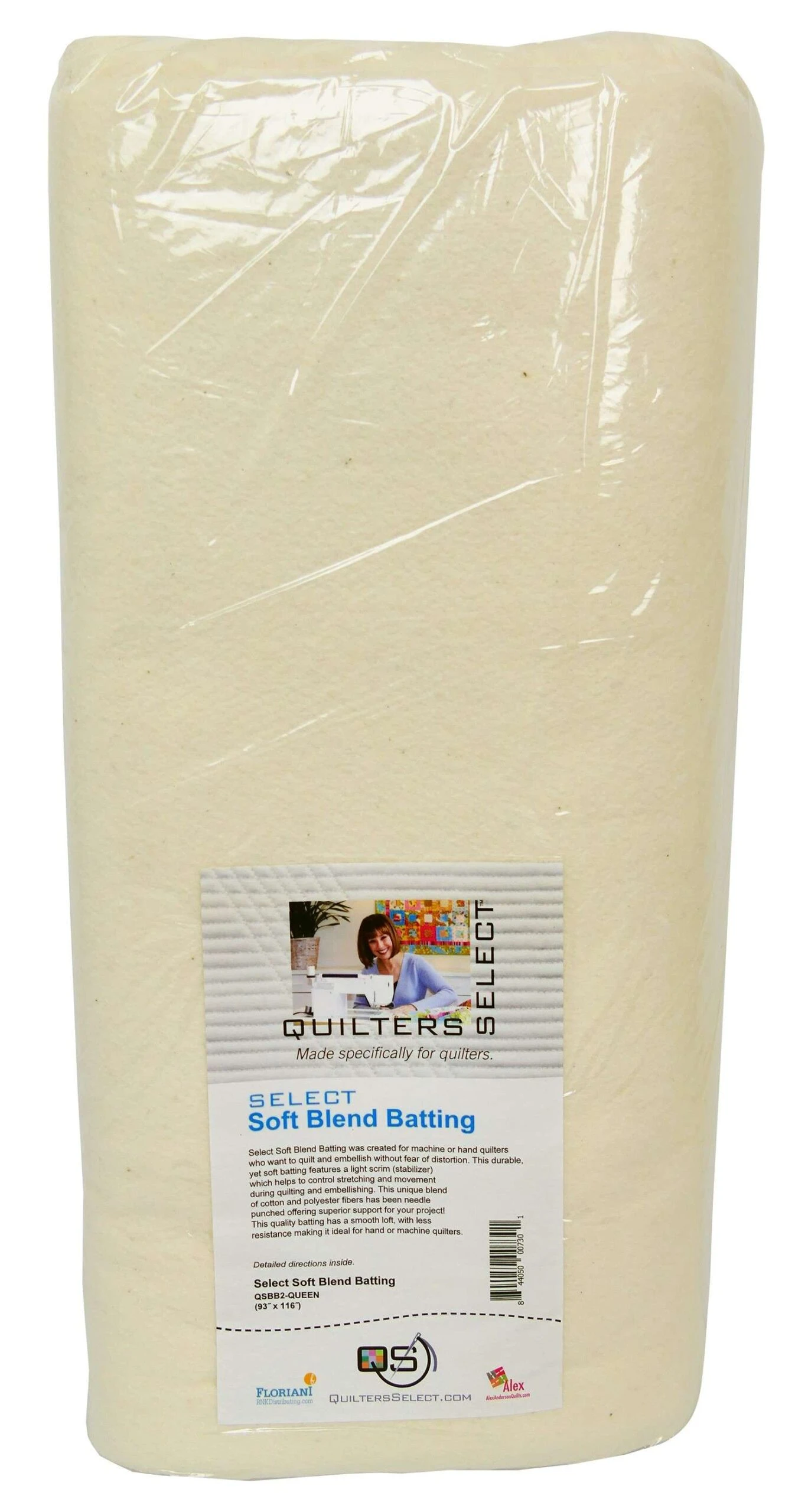 Select Blend Batting Pre-Cut Queen 93in X 116in 1 Select Blend Batting Pre-Cut Queen 93in X 116in