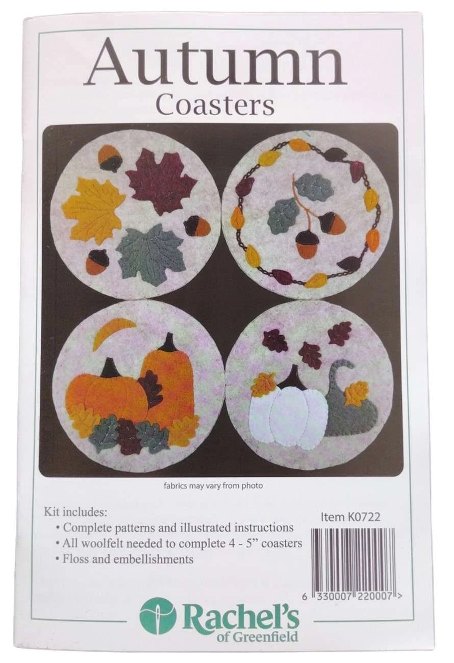 Autumn Coasters Kit By Rachel Pellman 2 Autumn Coasters Kit By Rachel Pellman - Image 2