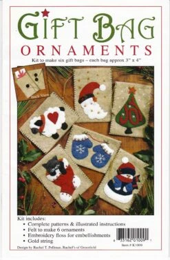 Gift Bag Ornaments Kit By Rachel Pellman