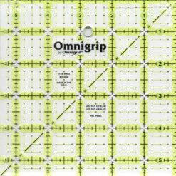Omnigrid Omnigrip Neon Ruler 5-1/2in X 5-1/2in