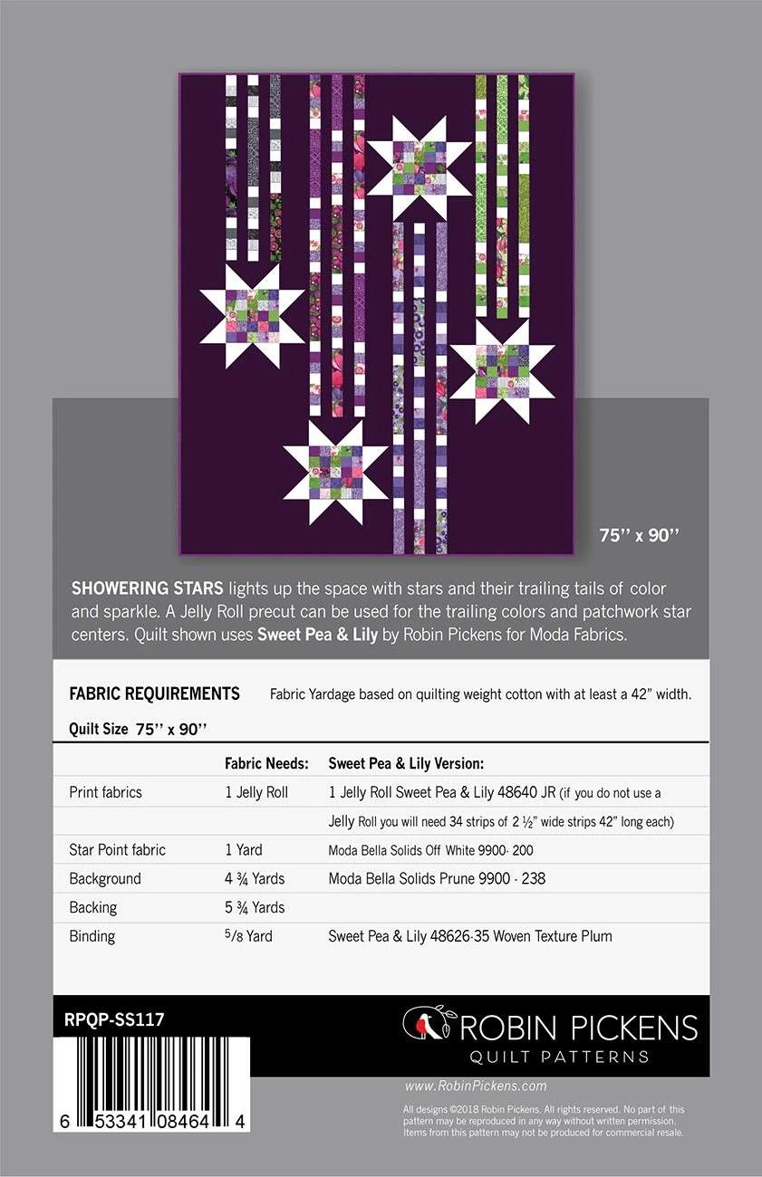 Showering Stars Pattern 2 Showering Stars Pattern - Image 2