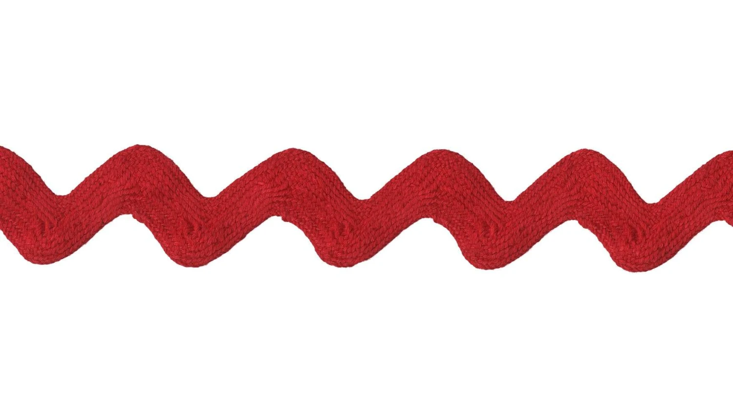 3/8in Cotton Ric Rac 27.5 Yds Red Retail $1.06/yd 2 3/8in Cotton Ric Rac 27.5 Yds Red Retail $1.06/yd - Image 2