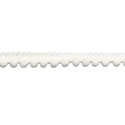 3/8in Pompom Trim 27.5 Yds White Retail Is $.98/yd