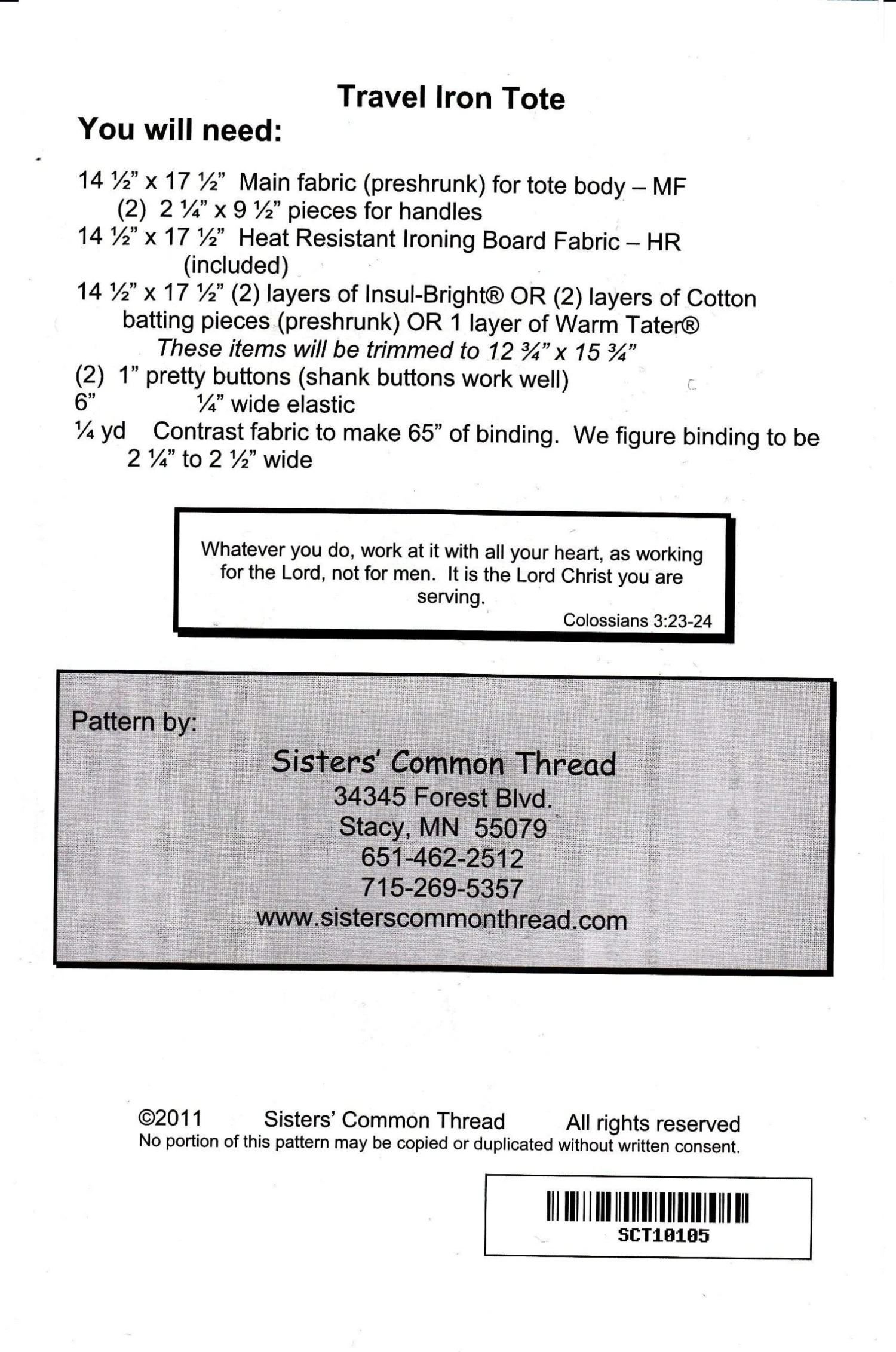 Travel Iron Tote 2 Travel Iron Tote - Image 2