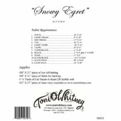 Snowy Egret -Keepsake Quilting Shop SE033 02 1296x 87a3c686 2a31 40f1 891c 78896ac2d6ad