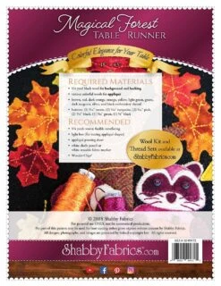 Magical Forest Table Runner 3 Magical Forest Table Runner -Keepsake Quilting Shop SF49972 02
