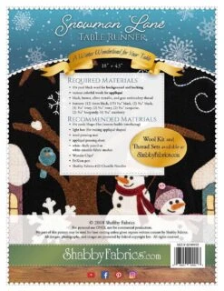 Snowman Lane Table Runner Pattern 3 Snowman Lane Table Runner Pattern -Keepsake Quilting Shop SF49992 02 0f9684eb 008c 48be 9ebc 37f5777269d5
