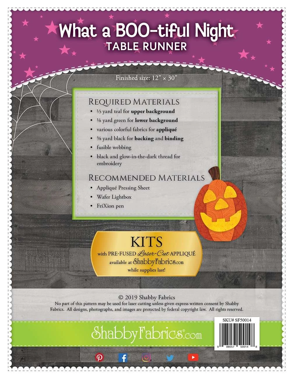 What A Boo-tiful Night Table Runner 2 What A Boo-tiful Night Table Runner - Image 2