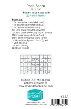 Posh Santa Pattern 3 Posh Santa Pattern -Keepsake Quilting Shop SKW442 02 8d96f926 9aa4 4f1d b64f 4cdb42f9d479