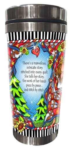 Quilt Story Stainless Steel Tumbler -Keepsake Quilting Shop SS162ST 02 83a6f1ce 2b04 41e3 8564 204f18046367