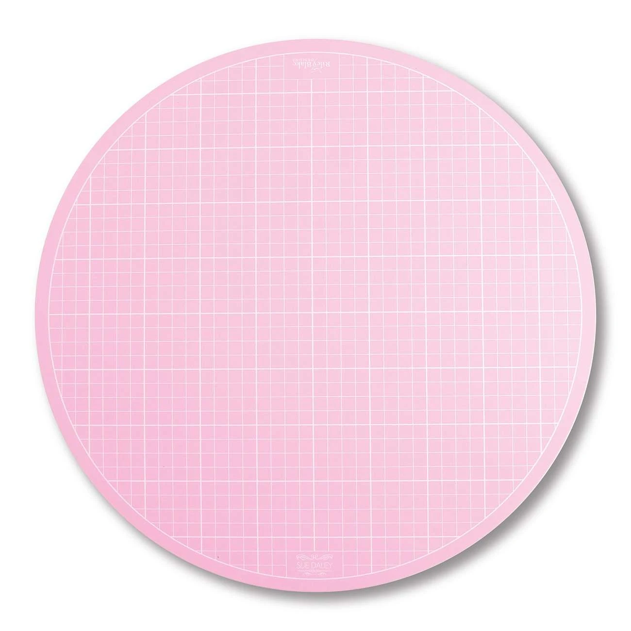 Sue Daley Round Rotating Cutting Mat 10in Pink 1 Sue Daley Round Rotating Cutting Mat 10in Pink