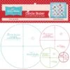 Lori Holt Circle Rulers With 9in , 6in , 4in And 2-1/2in 2 Lori Holt Circle Rulers With 9in , 6in , 4in And 2-1/2in -Keepsake Quilting Shop STRULER 4194 01