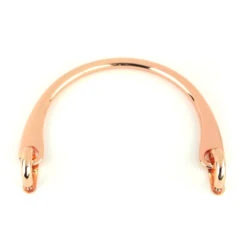 Arch Metal Purse Handle Set Rose Gold