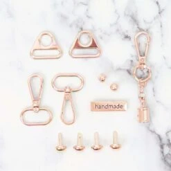 Sampler Box Bundle Of Hardware Set Rose Gold