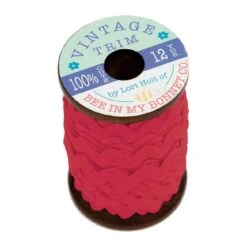 Vintage Trim 3/8in Jazzberry Jam 12yd Wood Spool