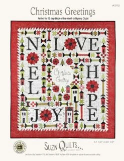 Christmas Greetings BOM - Pattern Only 6 Christmas Greetings BOM - Pattern Only -Keepsake Quilting Shop SUZ292 01 5e7b4a2a b3e7 49ef add5 d8f4cee6a7a7