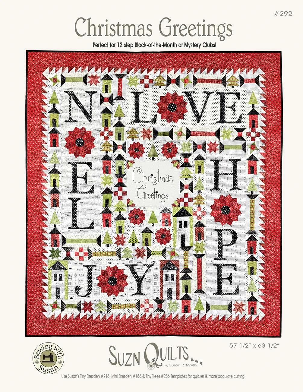 Christmas Greetings BOM - Pattern Only 3 Christmas Greetings BOM - Pattern Only - Image 3