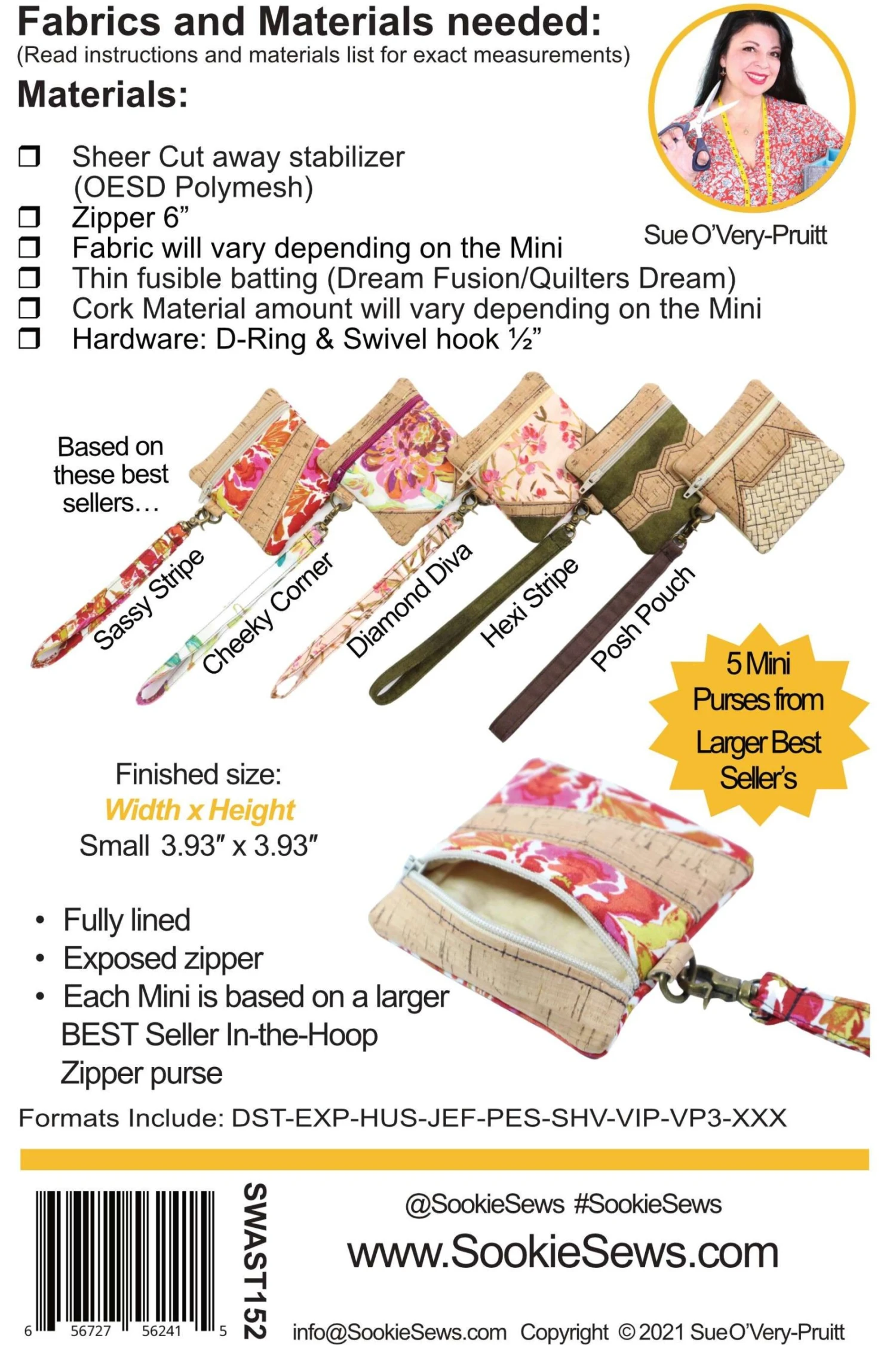 The Minis In The Hoop Pattern 2 The Minis In The Hoop Pattern - Image 2