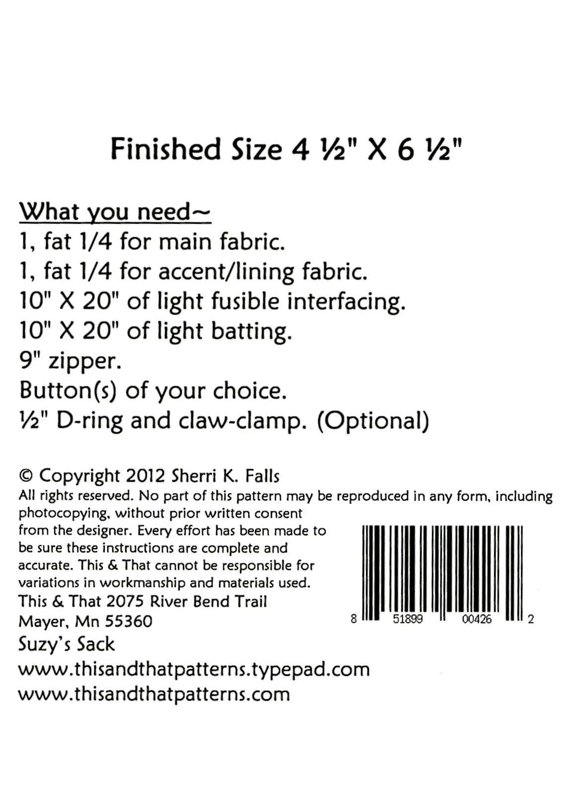 Little Scraps - Suzy's Sack 2 Little Scraps - Suzy's Sack - Image 2