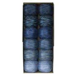 Valdani Pearl Cotton Ball Sz12 109yd Two In Blue
