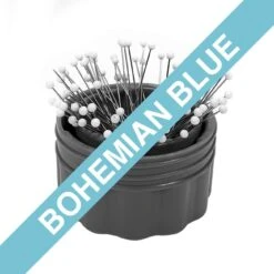 Magnetic Pin Cup Small Bohemian Blue