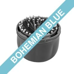 Magnetic Pin Cup Large Bohemian Blue