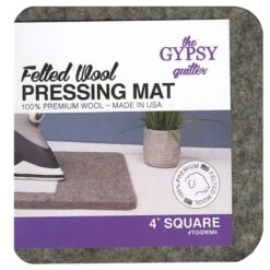 Wool Pressing Mat 4" X 4" From The Gypsy Quilter