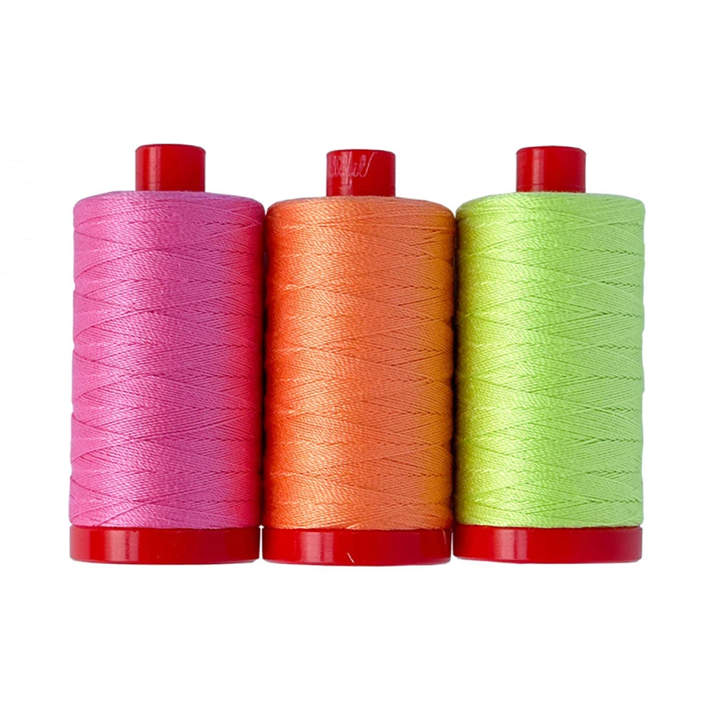 12wt Plus Neon Collection By Tula Pink 1 12wt Plus Neon Collection By Tula Pink