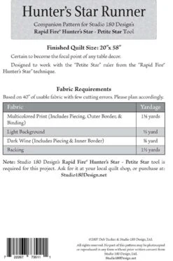Hunter's Star Ptd Table Runner 7 Hunter's Star Ptd Table Runner -Keepsake Quilting Shop UDTP002 02 a52919f9 727e 4a6a 89d8 c8570ac683ea