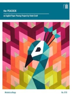 Peacock English Paper Piecing Pattern By Violet Craft