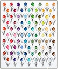 Peacock Abstractions Quilt Pattern By Violet Craft -Keepsake Quilting Shop VC019 03