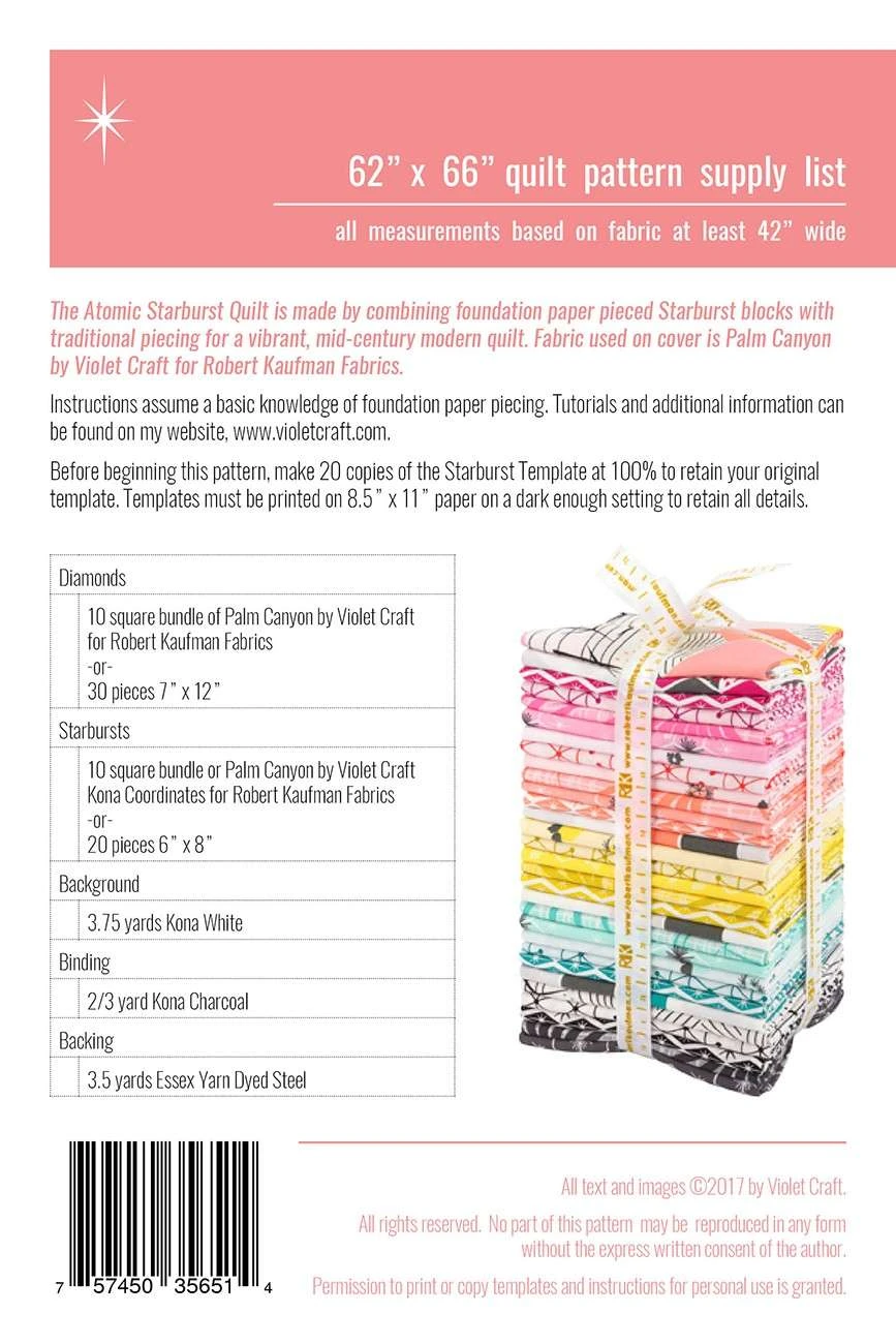 Atomic Starburst Quilt 2 Atomic Starburst Quilt - Image 2