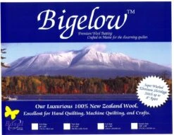 Bosal Bigelow 100% Wool Batting 72in X 94in
