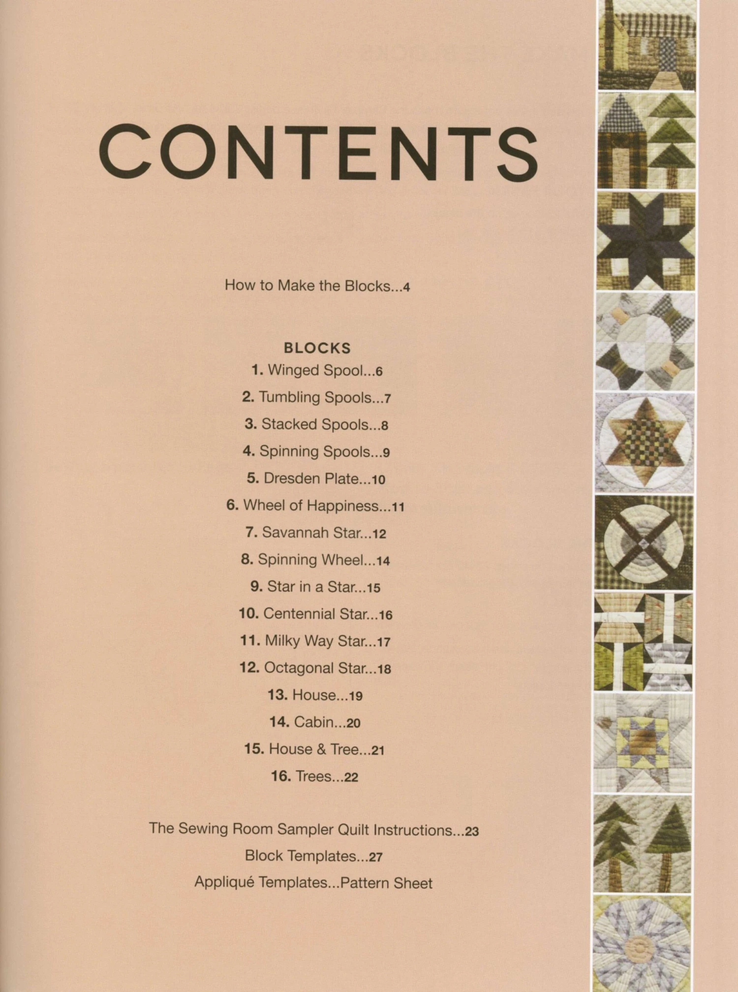 Sewing Room Sampler Quilt - Softcover 3 Sewing Room Sampler Quilt - Softcover - Image 3