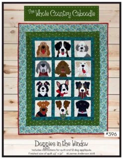 Doggies In The Window Pattern By Leanne Anderson