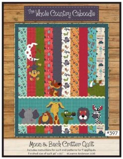 Moon And Back Critter Quilt Pattern By Leanne Anderson