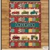 Papa's Old Truck Applique Quilt