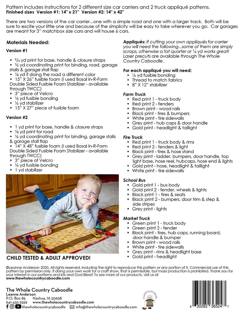 Caboodle Car Caddy Pattern 2 Caboodle Car Caddy Pattern - Image 2