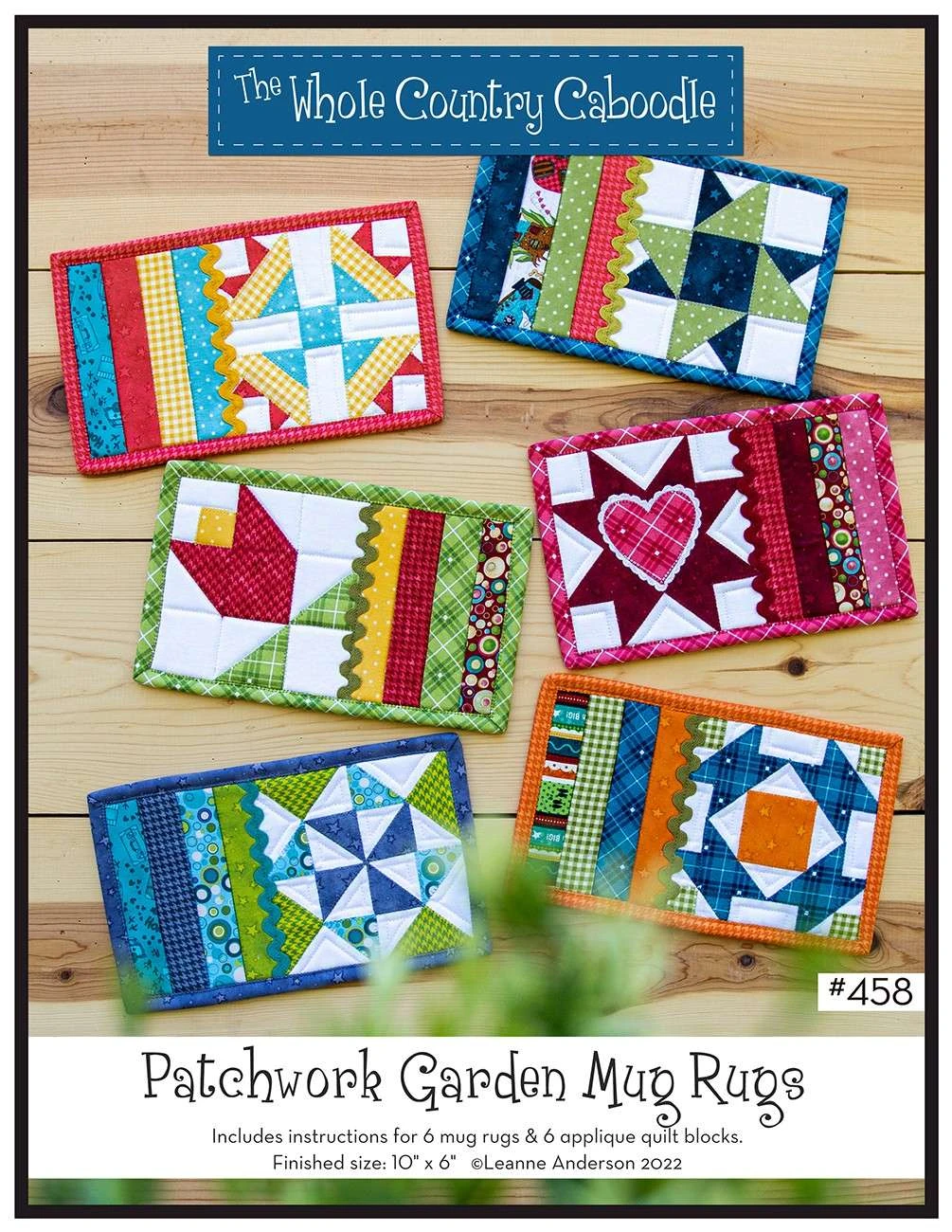 Patchwork Garden Mug Rugs Pattern 1 Patchwork Garden Mug Rugs Pattern