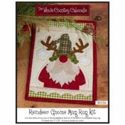 Reindeer Gnome Mug Rug Kit