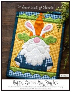 Hoppy Gnome Mug Rug Kit