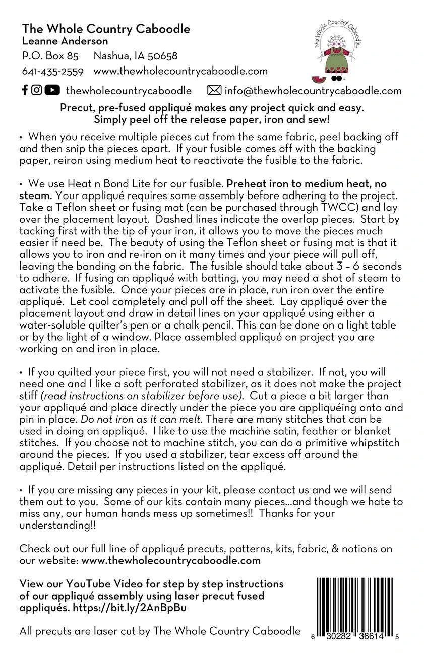 Uncle Sam Gnome Mug Rug Kit 2 Uncle Sam Gnome Mug Rug Kit - Image 2