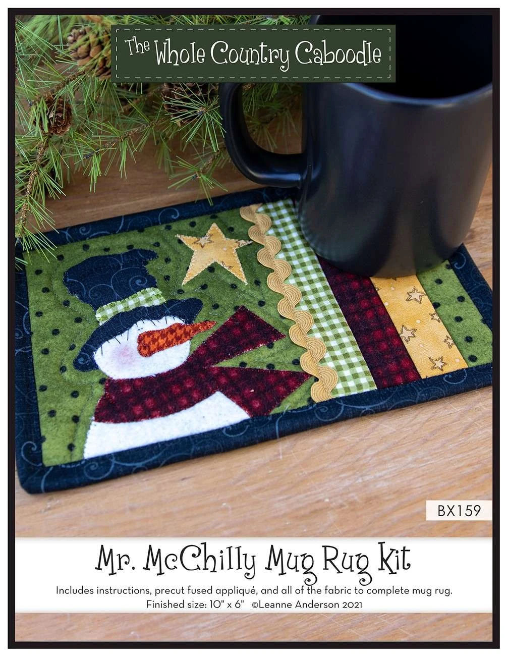 Mr. McChilly Mug Rug Kit 1 Mr. McChilly Mug Rug Kit