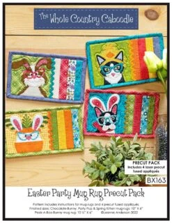 Easter Party Mug Rugs Precut Pack