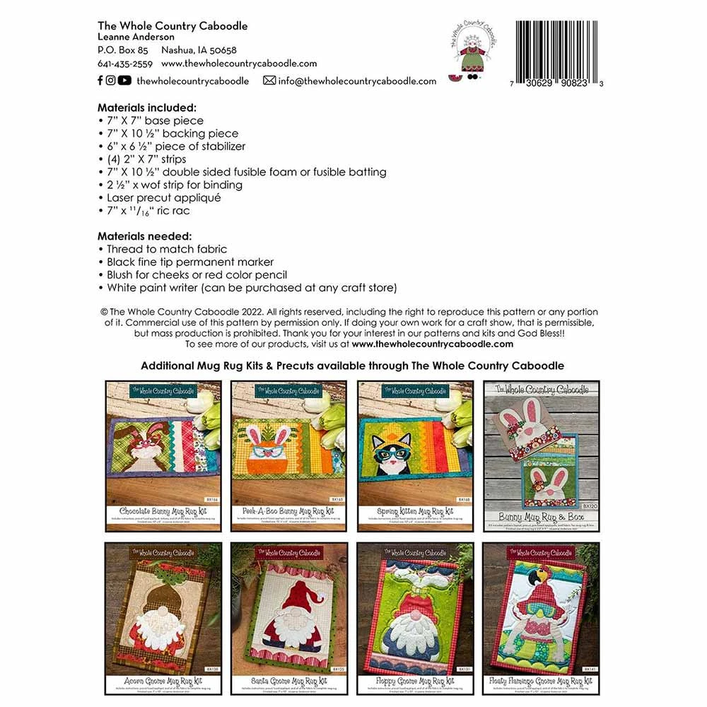 Party Pup Mug Rug Kit 2 Party Pup Mug Rug Kit - Image 2