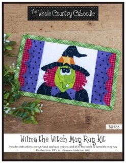 Wilma The Witch Mug Rug Kit
